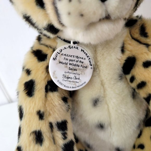 Build A Bear Workshop Collectibears World Wildlife Fund Leopard - Picture 3 of 7